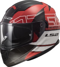 Шлем LS2 FF320 Stream EVO KUB (черно-красный)