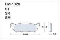 Колодки дискового тормоза AP Racing LMP328 SR  (FDB2083 / FA275)