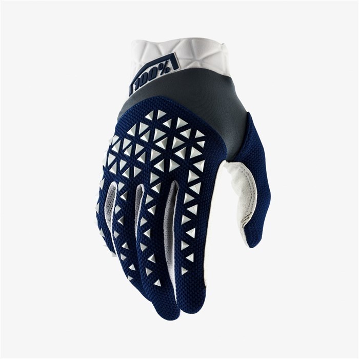 Мотоперчатки 100% Airmatic Glove (Navy/Steel/White, L, 2021)