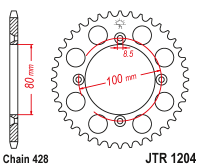 Звезда ведомая JTR1204.50