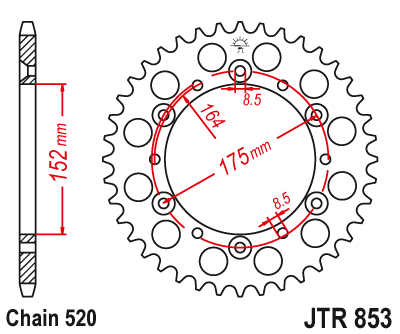 Звезда ведомая JTR853.49