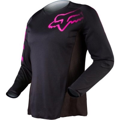 Мотоджерси женская Fox Blackout Womens Jersey (Black/Pink, S, 2019)