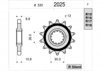 Звезда ведущая Ognibene 2025-R17 (JTF579.17)