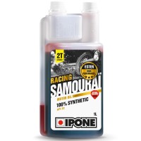Масло моторное IPONE SAMOURAI Racing 2T (клубника) - 1л. (100% синтетика)
