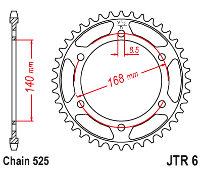 Звезда ведомая JTR6.42