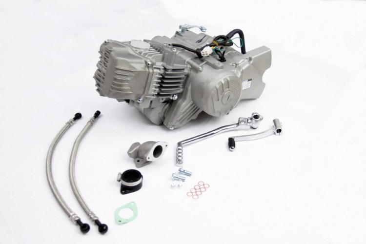 Двигатель в сборе ZS 1P62YML-2 (W190) 190см3, электростартер + радиатор