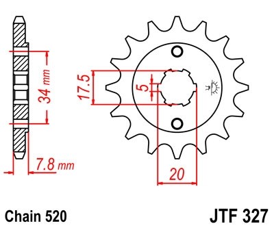 Звезда ведущая JTF327.12