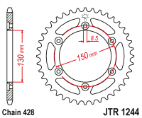 Звезда ведомая JTR1244.52