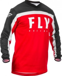 Футболка для мотокросса FLY RACING F-16 красная/чёрная/белая