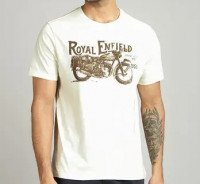 Футболка RE BULLET-350 T-SHIRT OFF-WHITE , размер 4XL