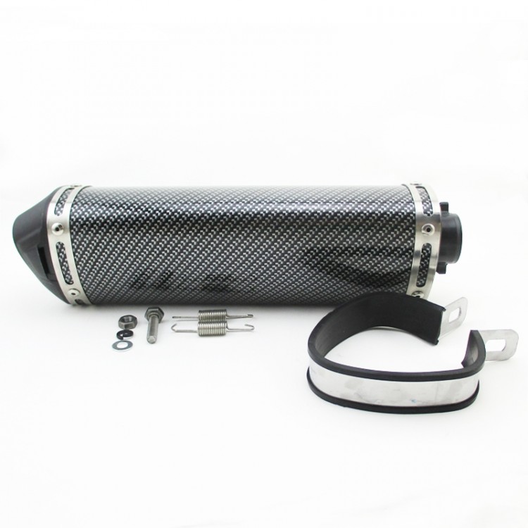 Глушитель Racing Carbon с шумогасителем