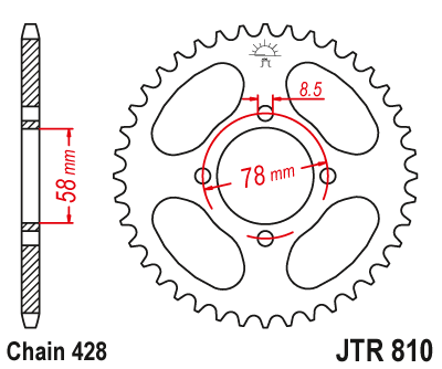 Звезда ведомая JTR810.43