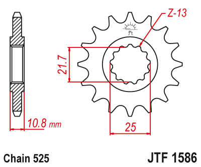 Звезда ведущая JTF1586.15
									купить с доставкой Звезда ведущая JTF1586.15