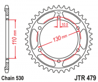 Звезда ведомая JTR479.48ZBK