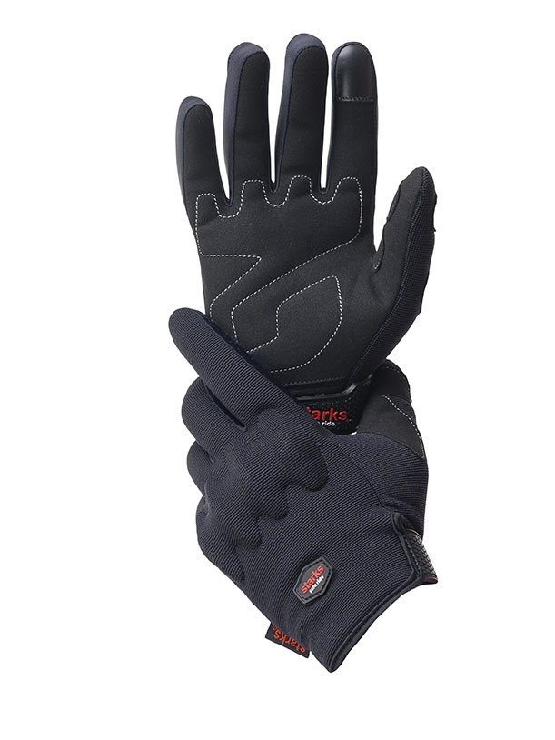 Мотоперчатки STARKS Kepler (текстиль) черный  XL