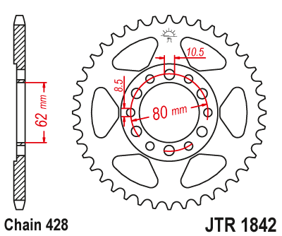 Звезда ведомая JTR1842.49
									купить с доставкой Звезда ведомая JTR1842.49