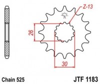 Звезда ведущая JTF1183.18