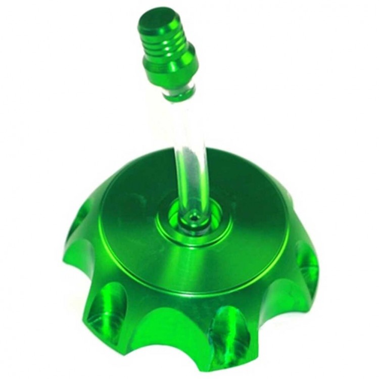 Крышка топливного бака алюминиевая d-48,5 мм SM-PARTS зеленая