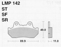 Колодки дискового тормоза AP Racing LMP142 ST  (FDB244 / FA069)