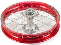 Диск 14"х1,85 задний диск. торм. аллюминий, красный