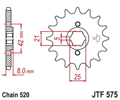 Звезда ведущая JTF575.15