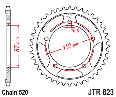 Звезда ведомая JTR823.49
									купить с доставкой Звезда ведомая JTR823.49
