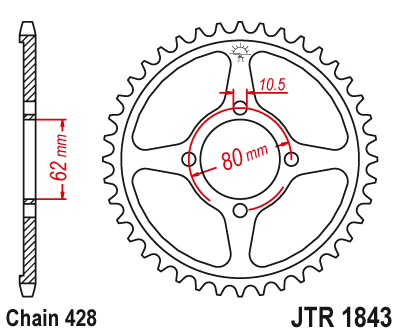 Звезда ведомая JTR1843.54
									купить с доставкой Звезда ведомая JTR1843.54