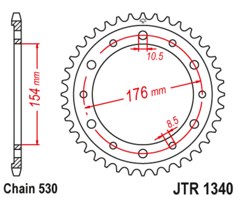 Звезда ведомая JTR1340.43