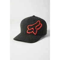 Бейсболка Fox Clouded Flexfit 2.0 Hat (Black/Orange, L/XL, 2021)