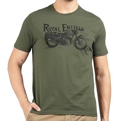 Футболка RE BULLET-350 T-SHIRT OLIVE, размер 3XL