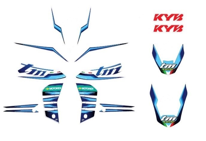 Комплект наклеек TM Racing 22-