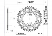 Звезда ведомая Ognibene 8012-R43 (JTR302.43)