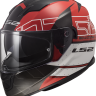 Шлем LS2 FF320 Stream EVO KUB (черно-красный)