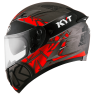 Шлем (интеграл) KYT FALCON 2 RIFT красный/черный матовый