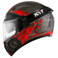 Шлем (интеграл) KYT FALCON 2 RIFT красный/черный матовый