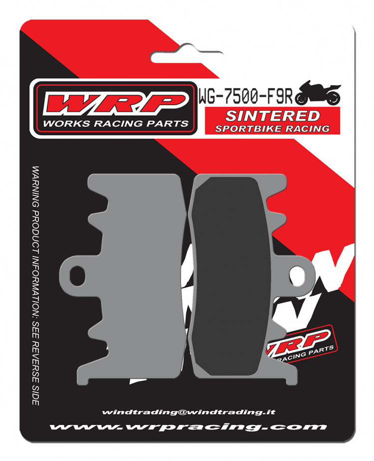 Тормозные колодки WRP WG-7500-F9R (LMP500 TRR)
