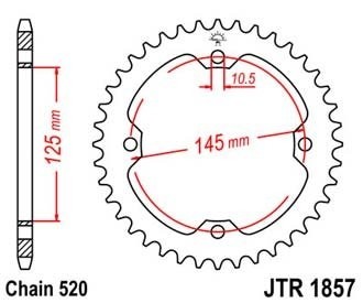 Звезда ведомая JTR1857.38