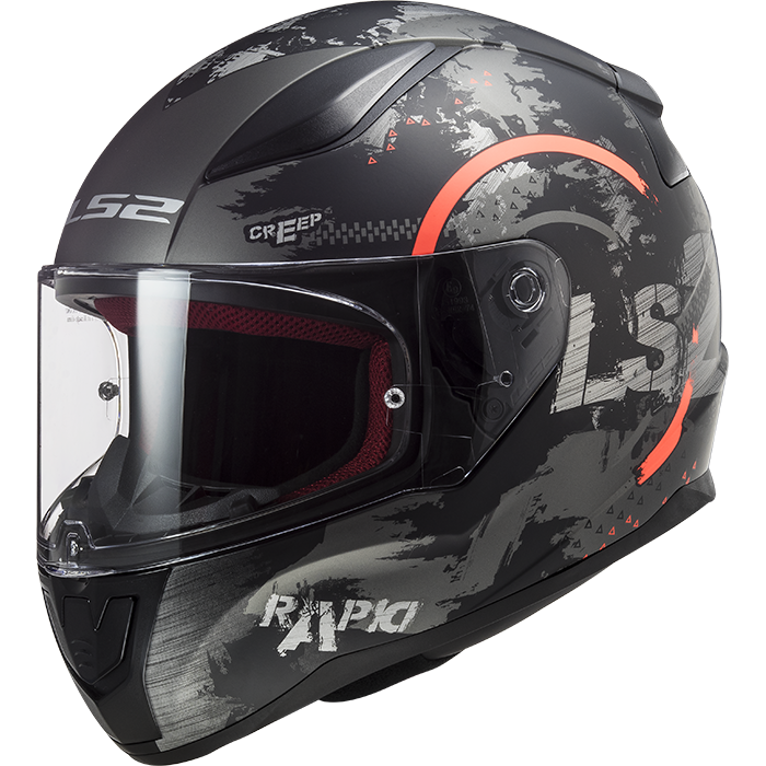Шлем LS2 FF353 Rapid Circle (титаново-матовый)
