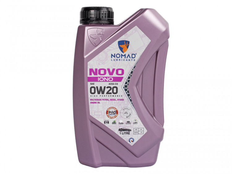 Масло моторное NOMAD Novo iono 0W-20 (1 л.) API SP ACEA C5, API SP, SN PLUS, SN/CF