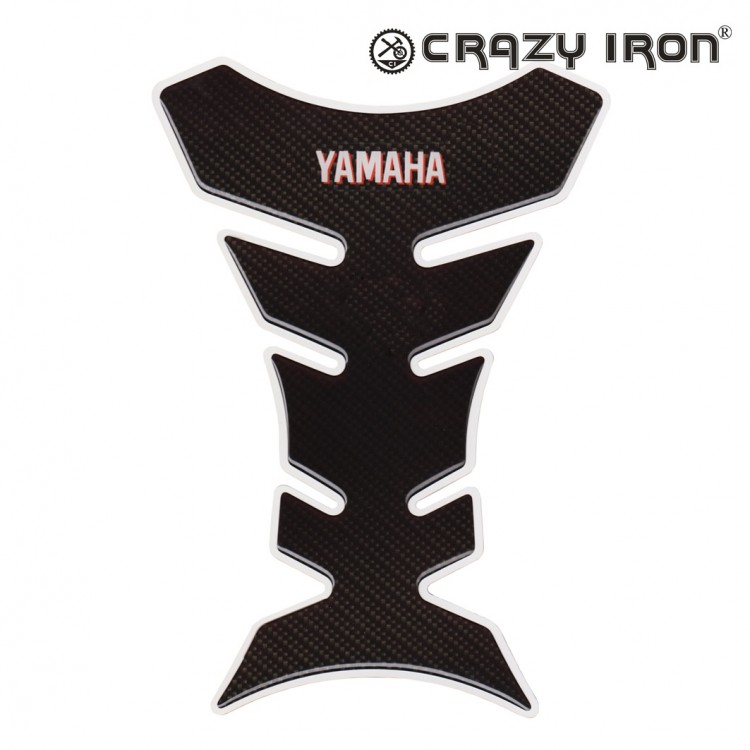 Наклейка на бак Crazy Iron, под карбон Fish [Yamaha]
