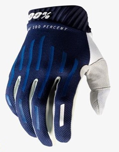 Мотоперчатки 100% Brisker Glove (Blue/White, XXL, 2020)