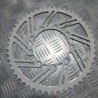 Звезда ведомая  51T (белая) #10_Kuntsevich TM Racing EN, MX