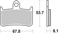 Колодки дискового тормоза AP Racing LMP222 STR (FDB533 / FA187)