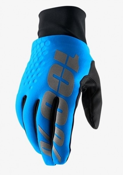 Мотоперчатки 100% Brisker Glove (Blue/White,L, 2020)