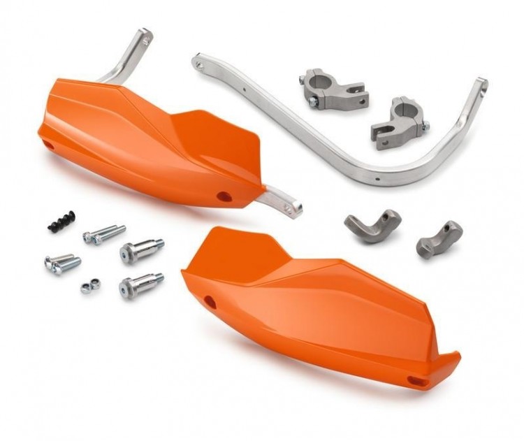 Защита рук (пара) HP24 оранжевая армированная SM-PARTS