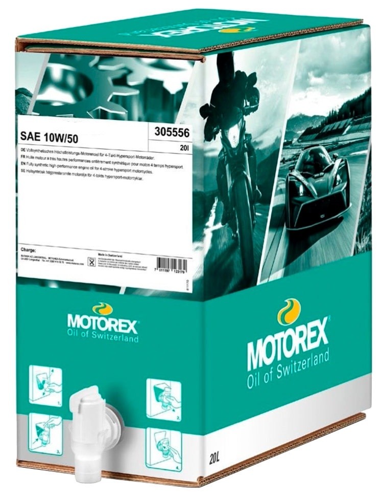 Моторное масло Motorex Cross Power 4T 10W-50 - 20л.