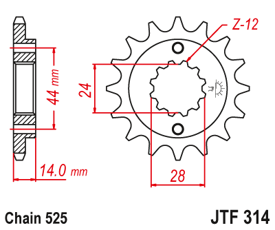 Звезда ведущая JTF314.17