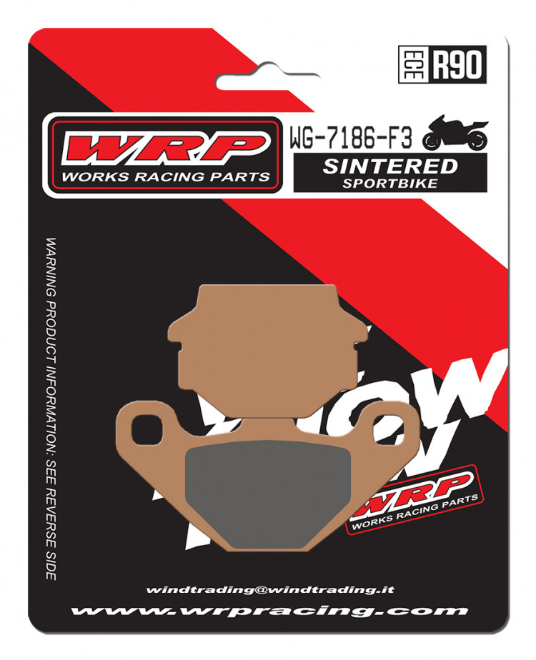 Тормозные колодки WRP WG-7186-F3 (LMP186 SR / FDB314 / FA067)