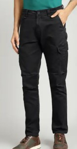 Брюки OD HERITAGE BADGE CARGO BLACK 34