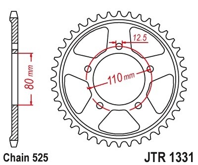Звезда ведомая JTR1331.42ZBK